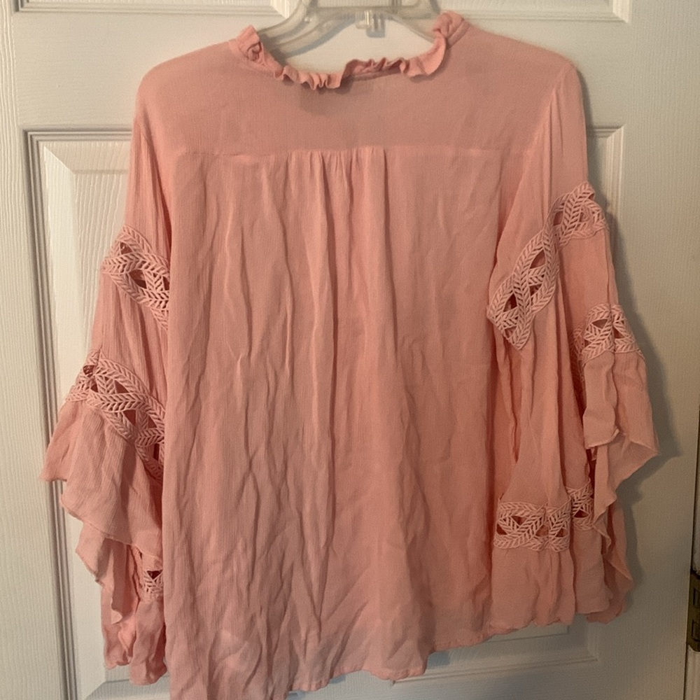 Wrangler Blouse Pink NWT **CUTE** Medium - Picture 7 of 8